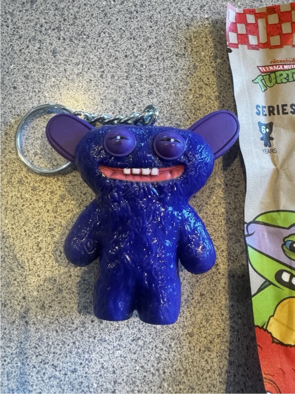 New Fuggler Bag Clip Keychain Series 2 Purple / Blue Grin Grin Common